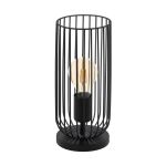 Eglo Tafellamp Roccamena Staal Zwart | Geschikt voor 1x E27