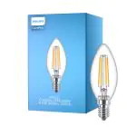 Philips Corepro LED Kaars E14 Filament Helder 6.5W 806lm - 827 Zeer Warm Wit | Vervangt 60W